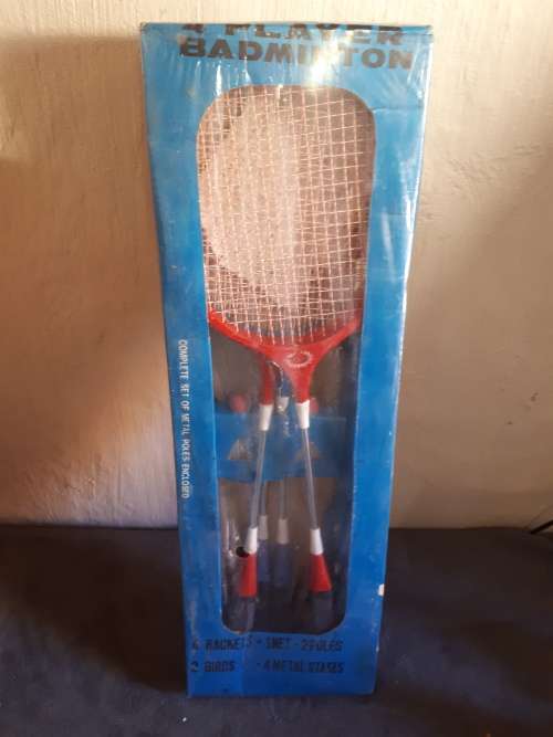 Early 80's 4 Player Badminton Set (Sealed @ Unused)