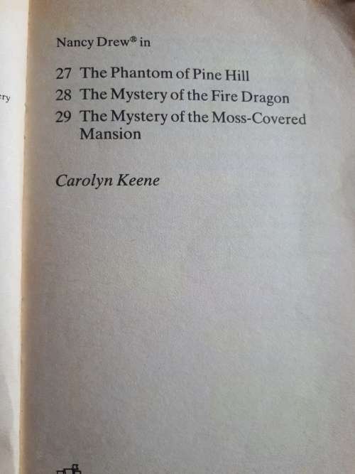 Nancy Drew 3 In 1 1988 first Publication paperback