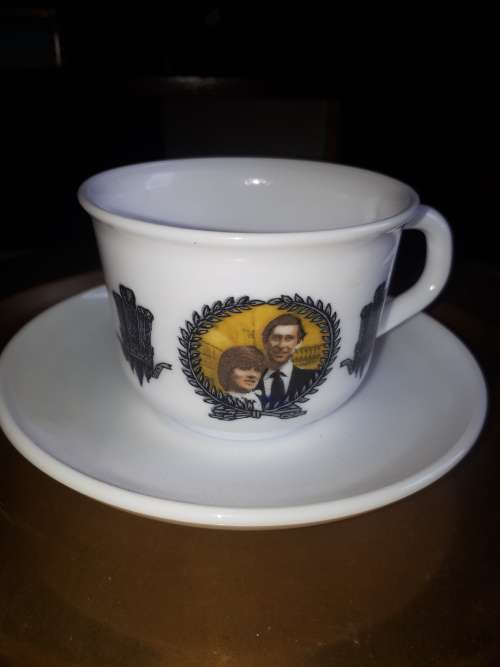 Cup @ Saucer To Commemorate the Marriage of Charles and Diana July 29 1981