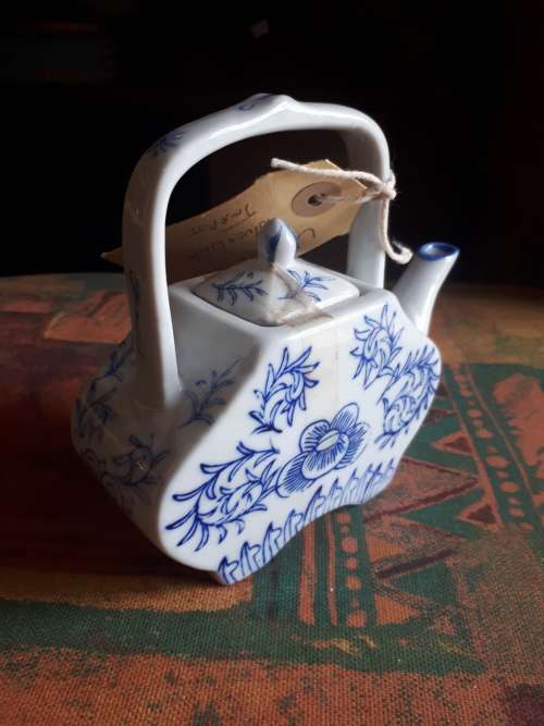 Vintage Miniature Porcelain TeaPot