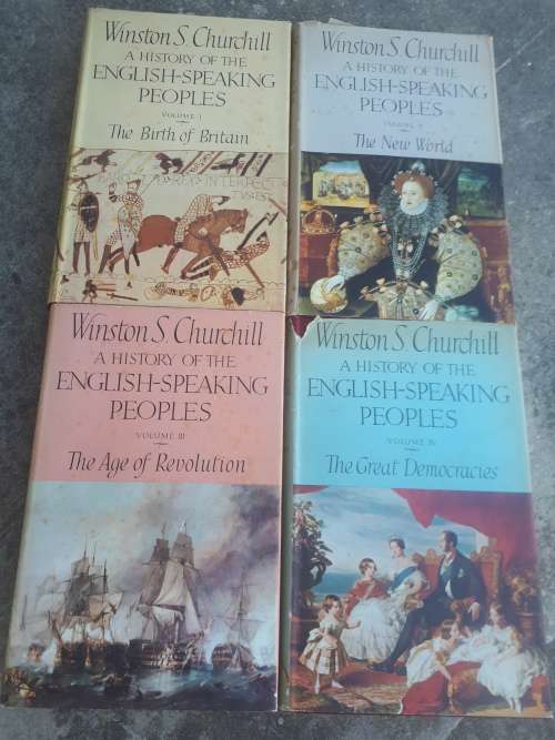 Complete 4 Volumes Winston Churchill A History of the English Speaking Peoples