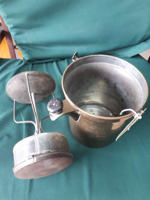 Circa 1900 - 1919 Brass Percolator