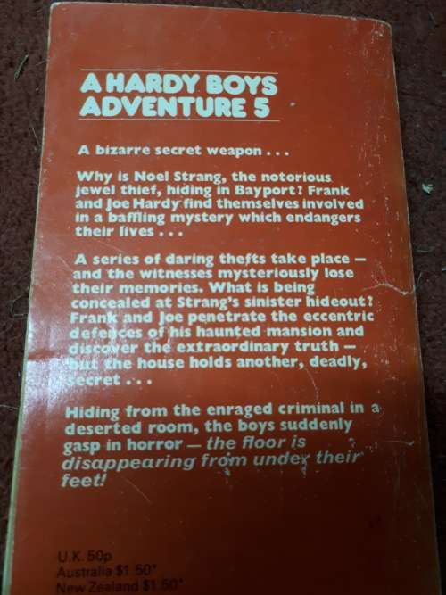 The Hardy Boys The Mystery of the Disappearing Floor 1977 Paperback