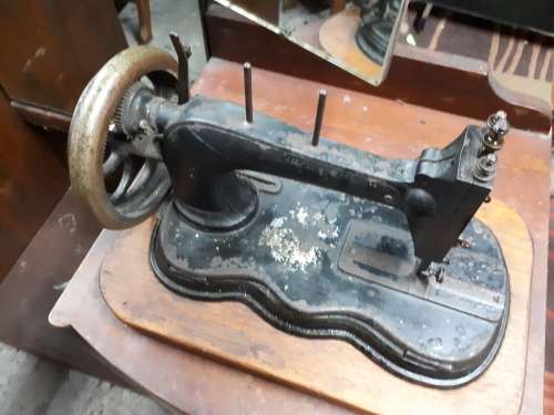 19th Century Saxonia Regia Hand Operated Sewing Machine