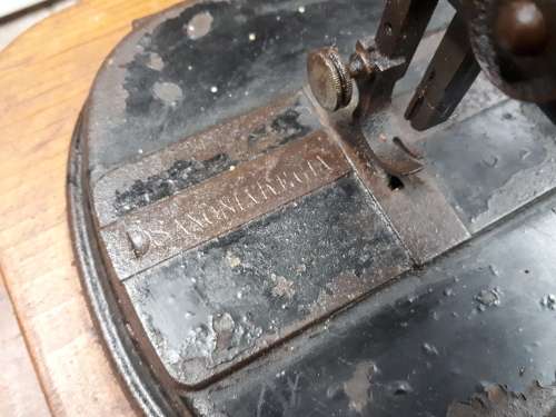 19th Century Saxonia Regia Hand Operated Sewing Machine