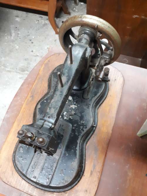 19th Century Saxonia Regia Hand Operated Sewing Machine