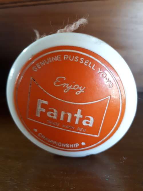 Rare Early 80's Fanta Championship Yo-Yo (Orange @ White Russell Yo-Yo)