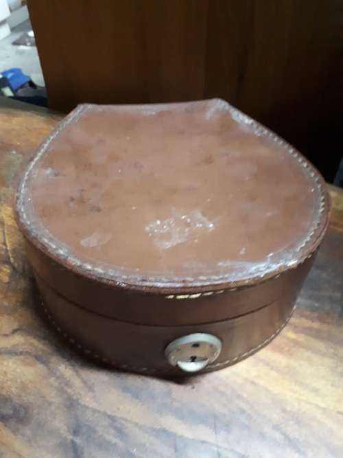 Vintage Leather Tie Box