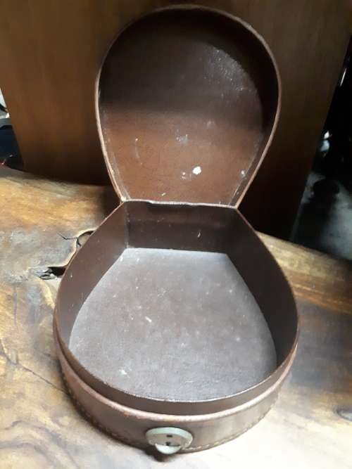 Vintage Leather Tie Box