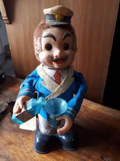 1950`s Japanese Battery Operated Tin Sailor
