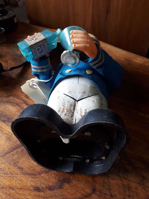 1950`s Japanese Battery Operated Tin Sailor