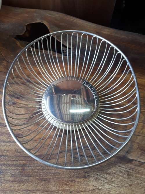 Vintage Plated Egg Basket