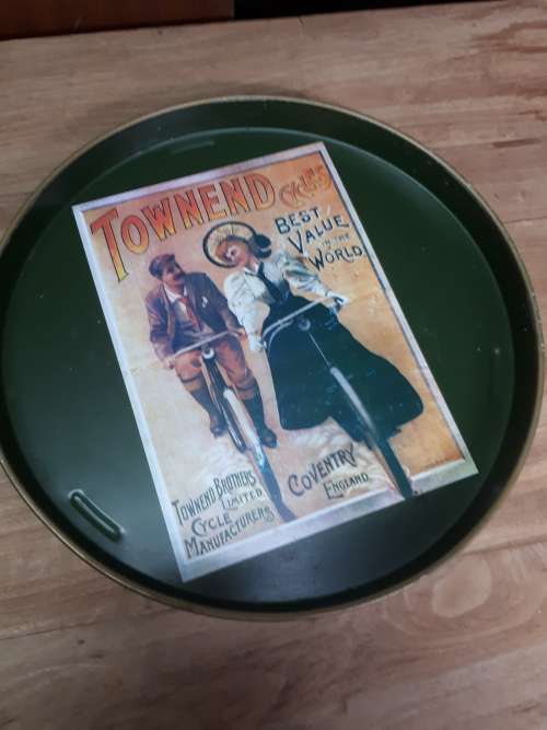 Metal Serving Tray Townend Cycles