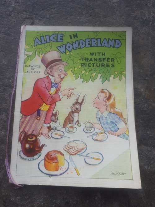 Rare 1940`s Success Series Alice In Wonderland No 29 With Transfer Pictures