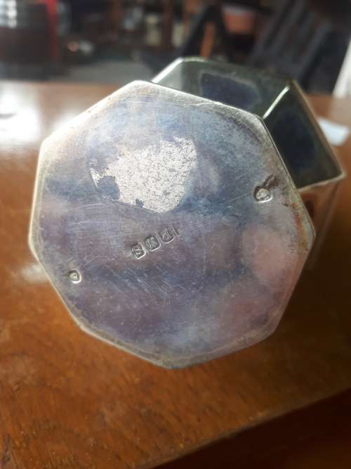 Art Deco Plated Sugar Castor