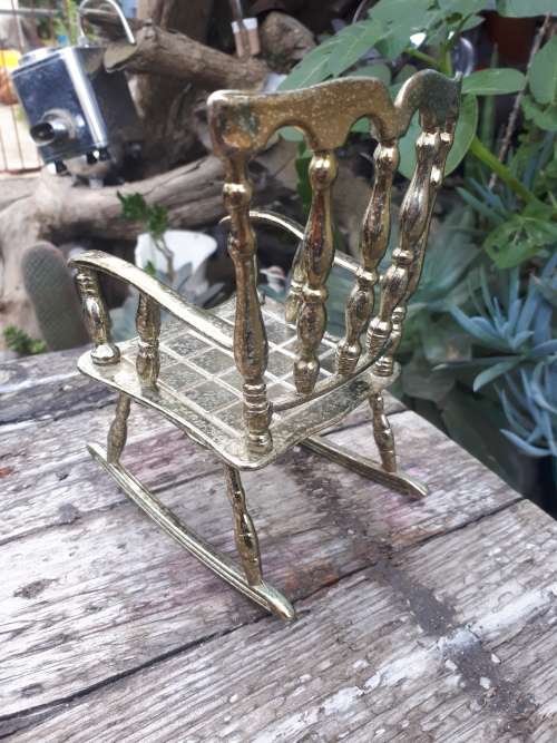 Brass Rocking Chair