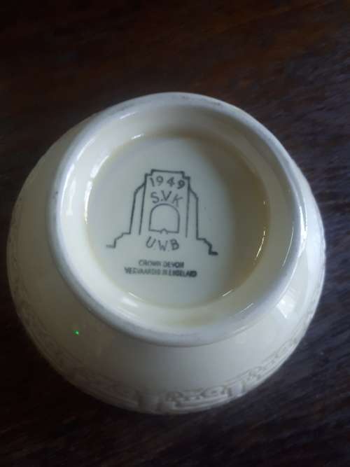 Circa 1949 Crown Devon Voortrekker Monument Bowl