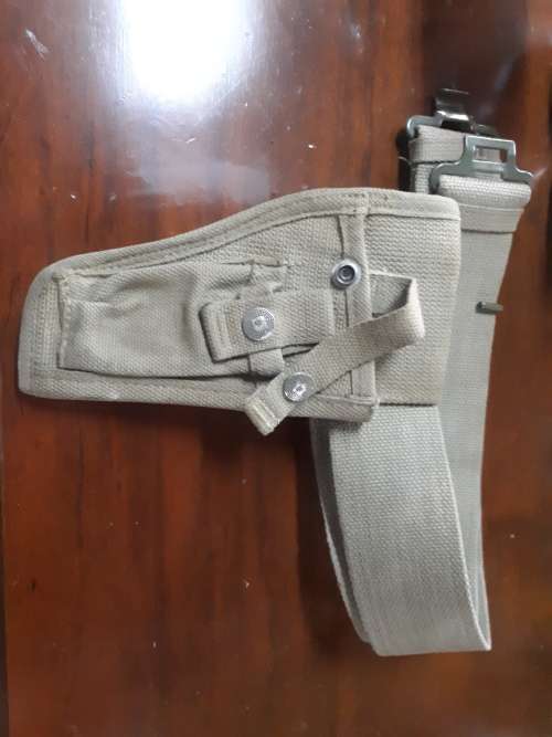 Pre 1994 RSA Army Belt With Pistol Pouch