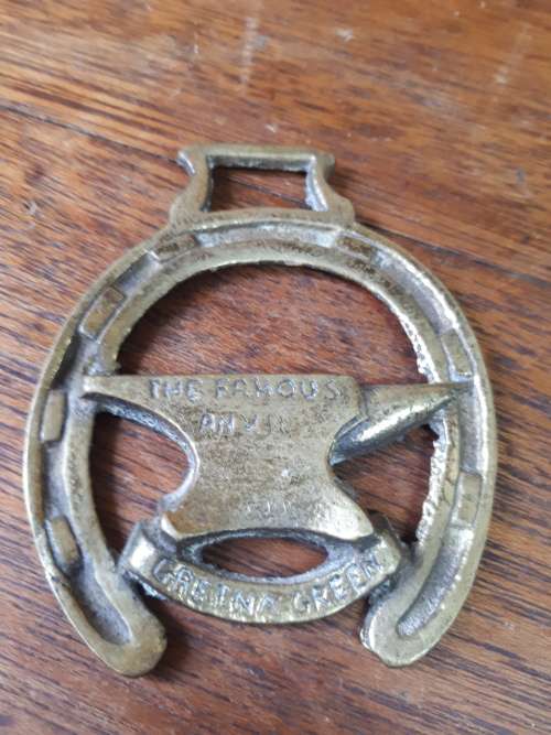 Vintage Brass Bottle Opener The Famous Anvil Gretna Green (Scotland)
