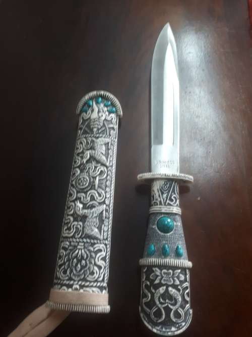 Decorated Stainless Steel Dagger
