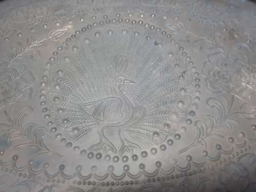 Victorian Oval Two Handle Brass Tray With Pierced Gallery