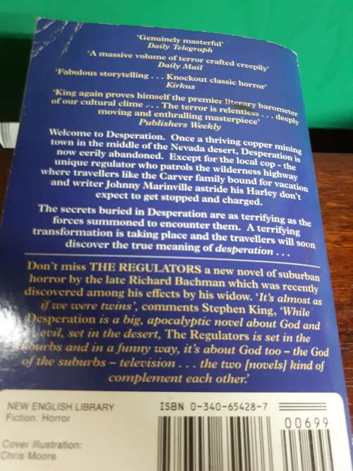 Stephen King Desperation (1997 Paperback)
