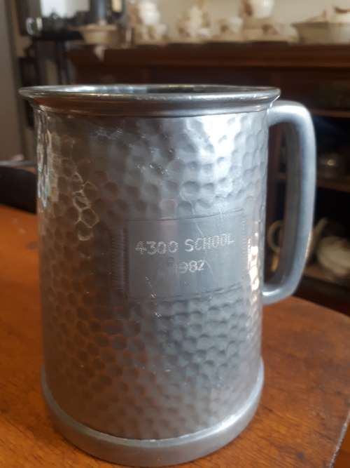 4300 School 1982 Commemorative Pewter Tankard