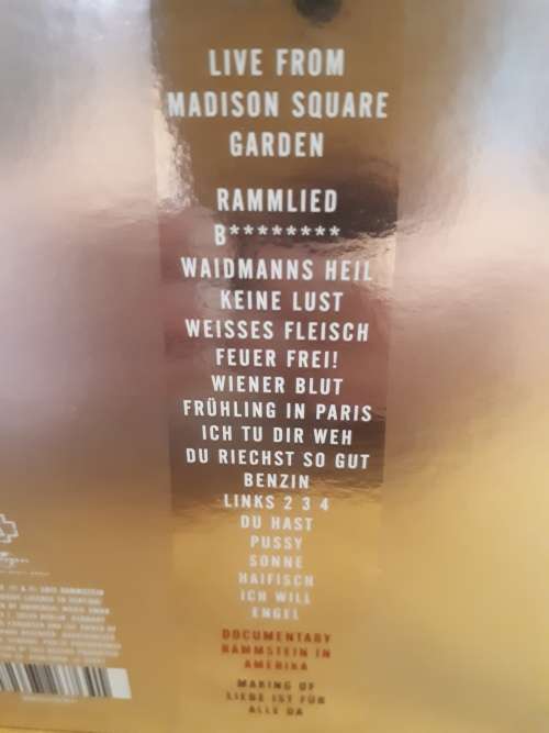 Rammstein In Amerika DVD