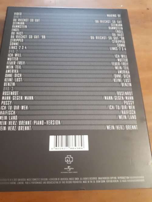 Rammstein Videos 1995 - 2012 DVD