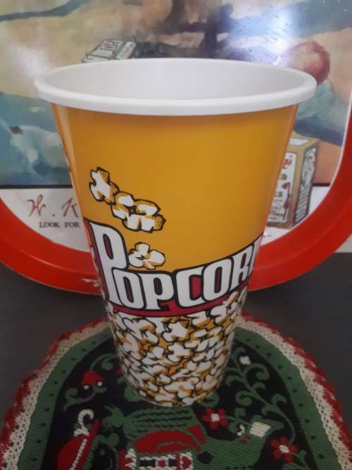 Popcorn Plastic Serving Container