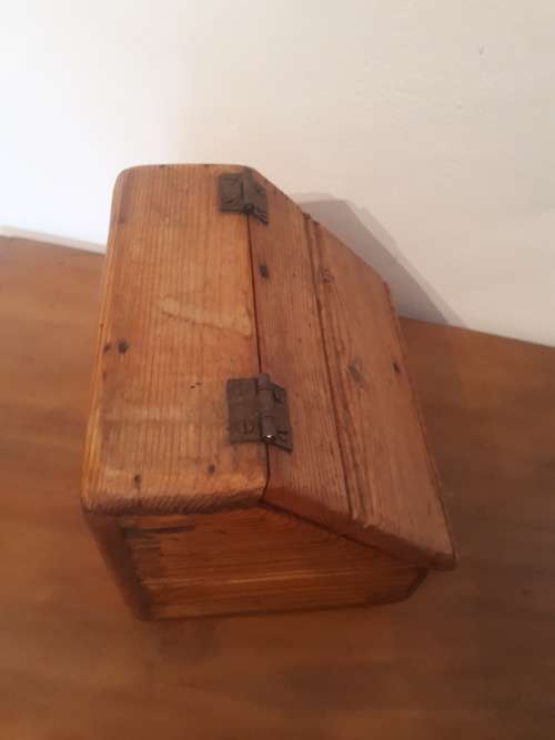 Vintage Farmhouse Oregon Pine Salt Cellar