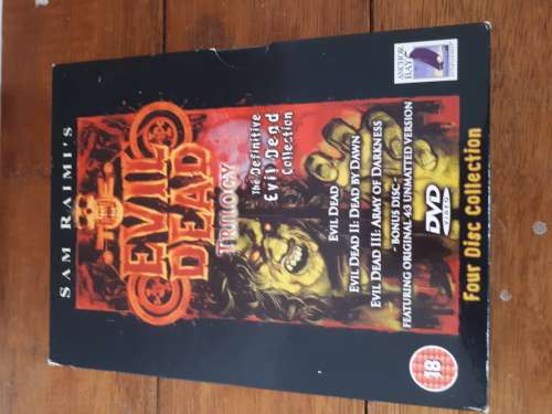 2003 Evil Dead Trilogy Four Disc Boxset Collection