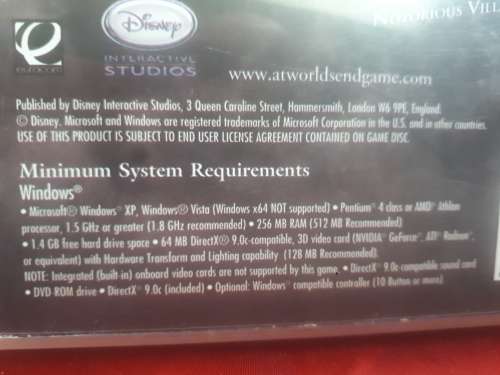 Pirates Of The Caribbean `At Worlds End` PC