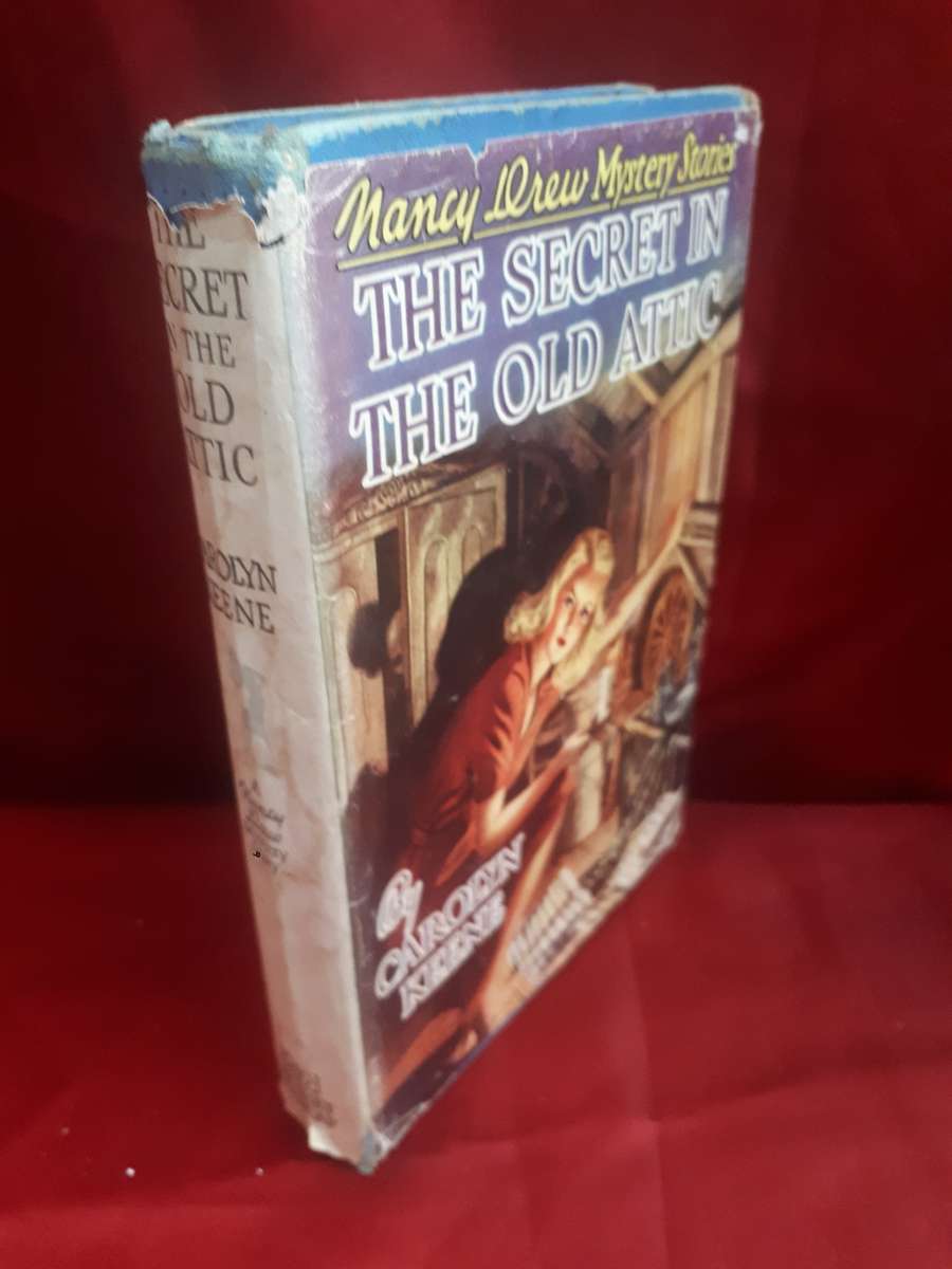 1944 1st Edition Nancy Drew / Carolyn Keene `The Secret In The Old Attic`
