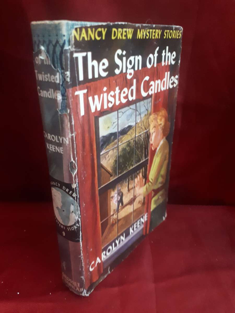 1933 1st Edition Nancy Drew / Carolyn Keene `The Sign Of The Twisted Candles`