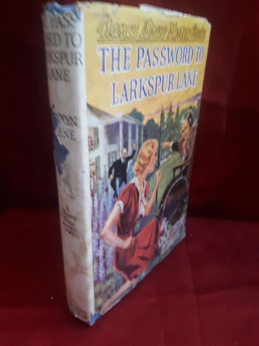 1933 1st Edition Nancy Drew / Carolyn Keene `The Password to Larkspur Lane`
