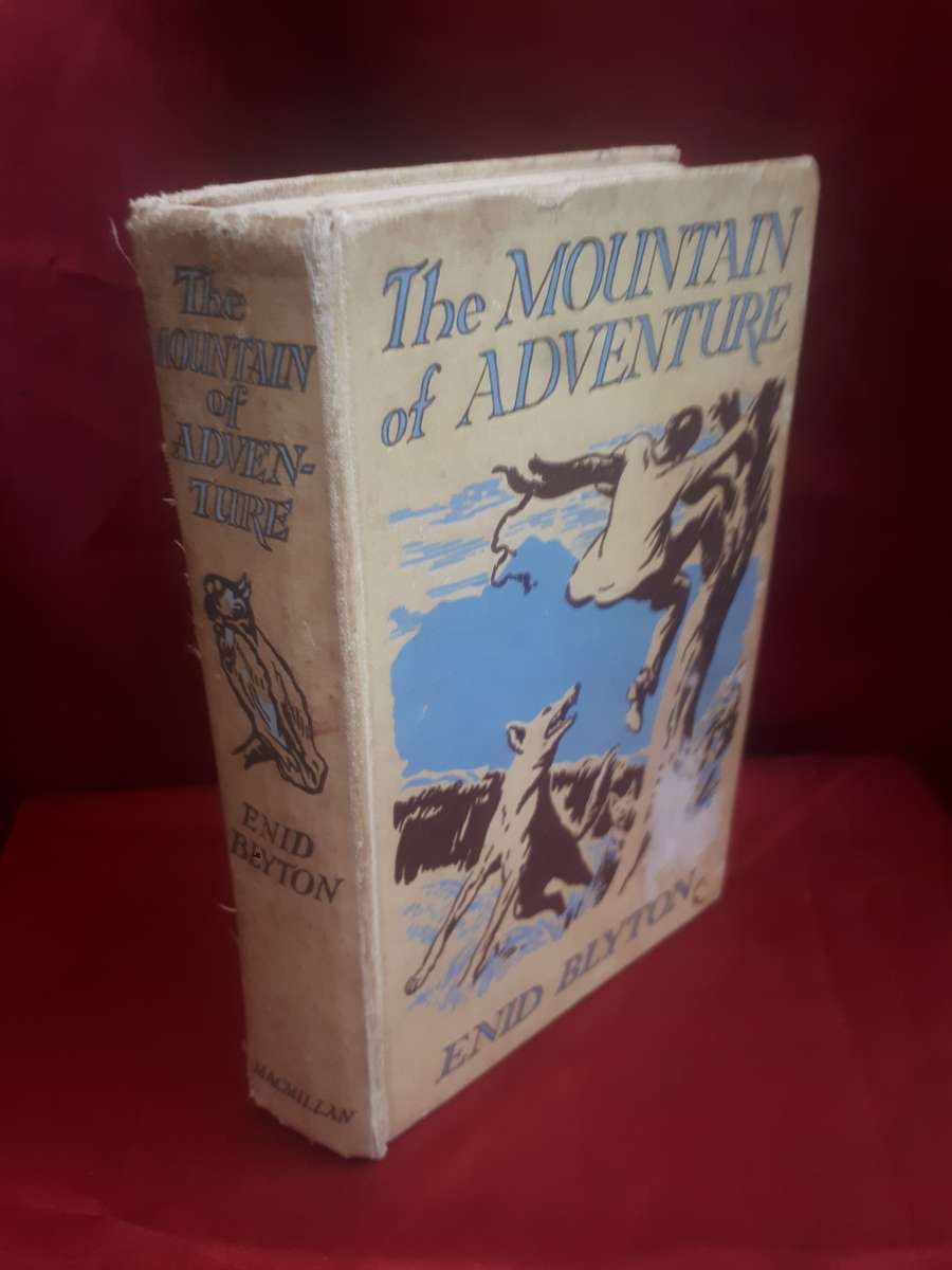 Signed First Edition 1949 Enid Blyton `The Mountain of Adventure` (Read Description)