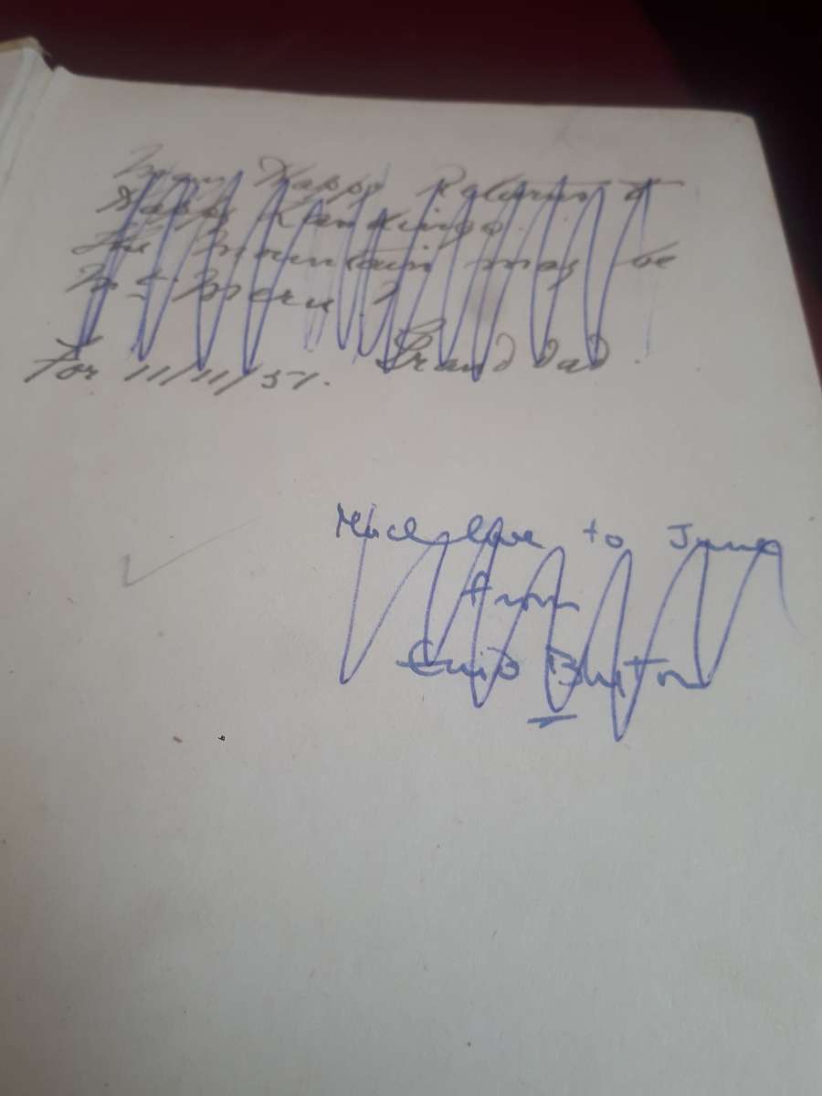 Signed First Edition 1949 Enid Blyton `The Mountain of Adventure` (Read Description)