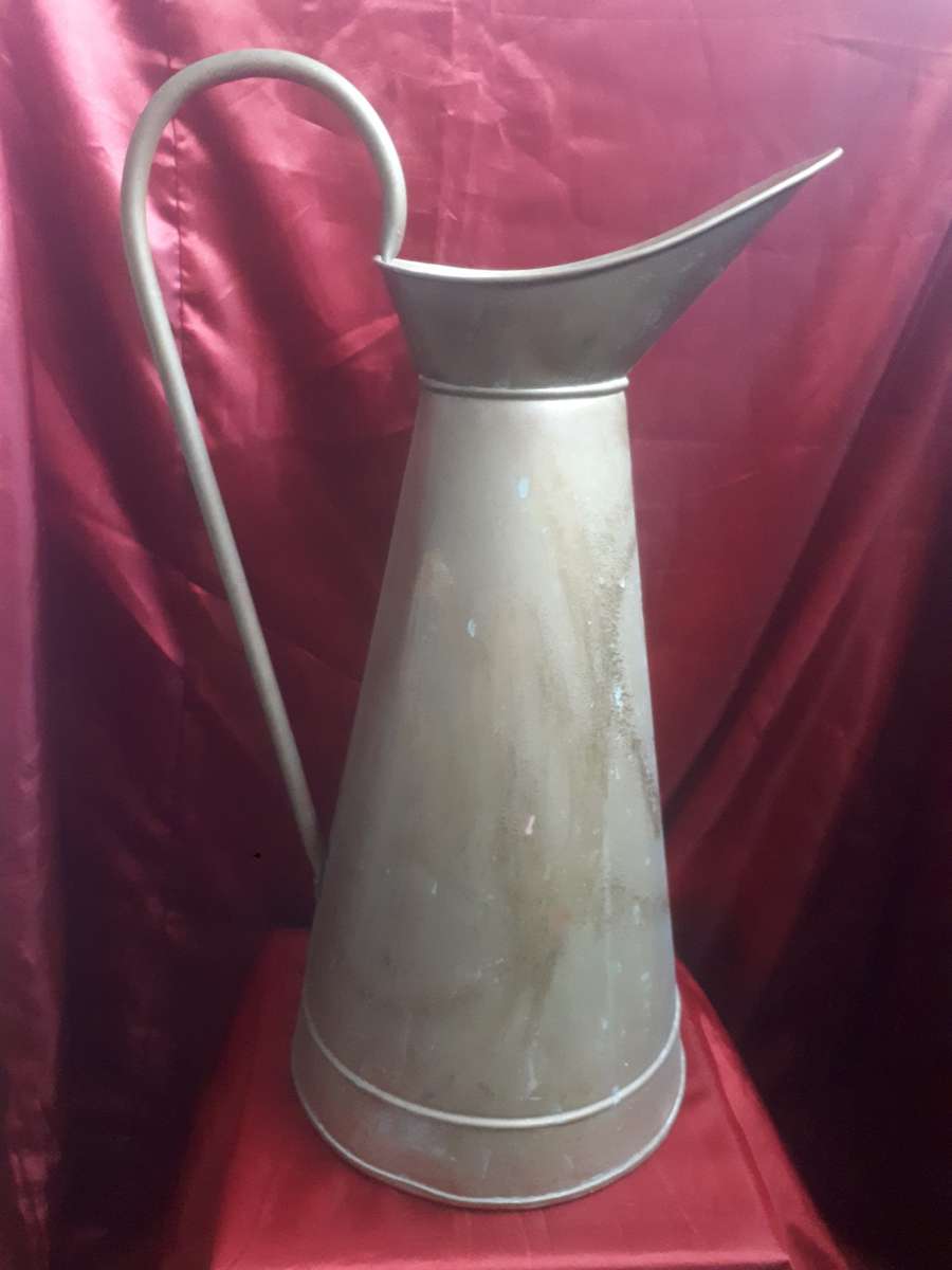 Large Early 1900`s Brass Pitcher