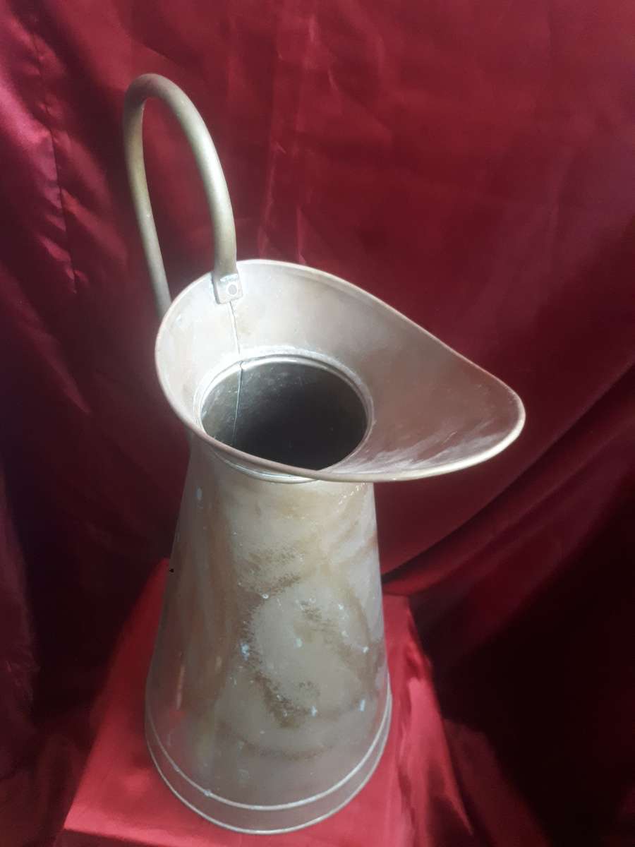 Large Early 1900`s Brass Pitcher