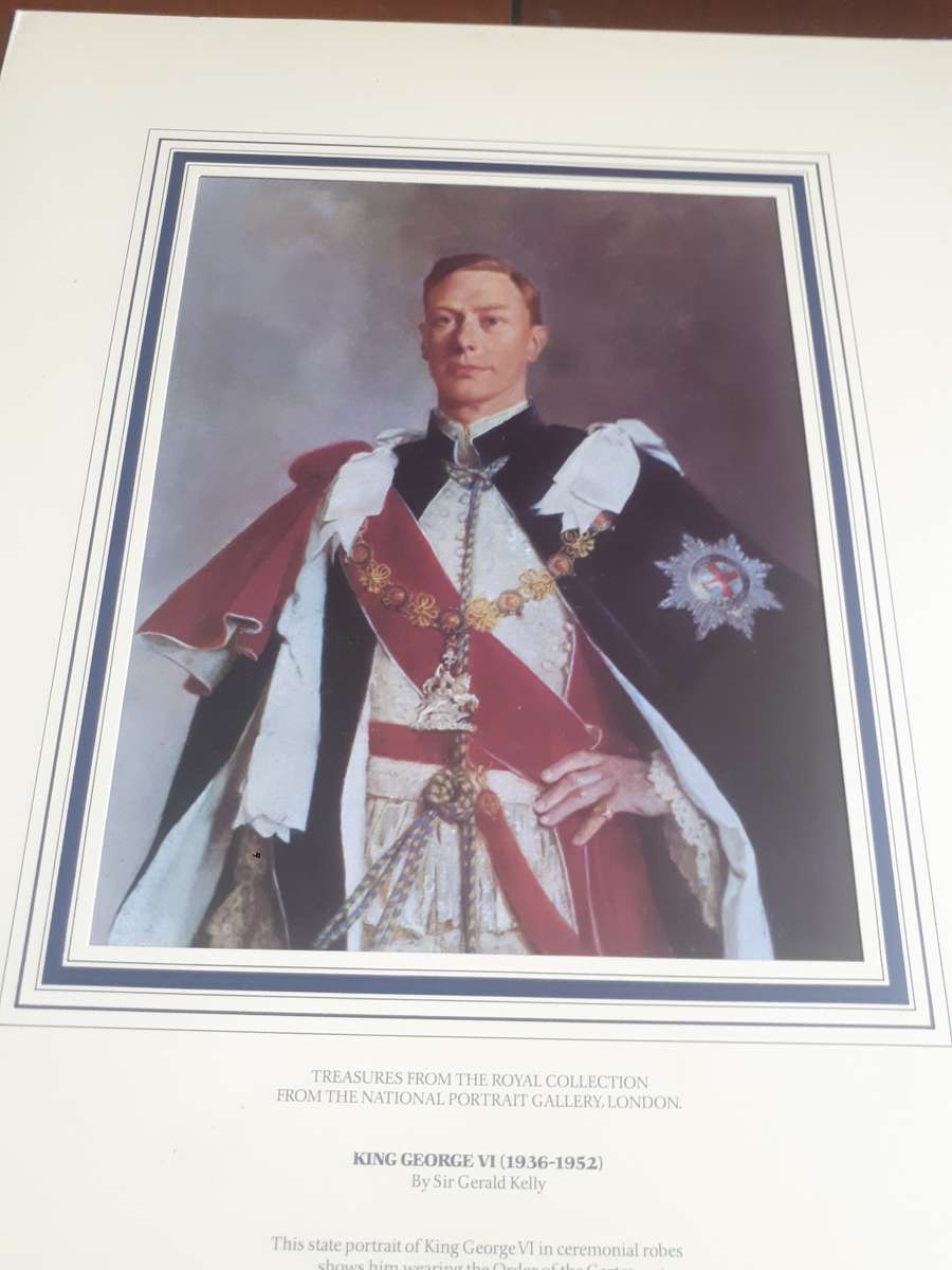 Set of 5 Prints `The Royal Collection` National Portrait Gallary London