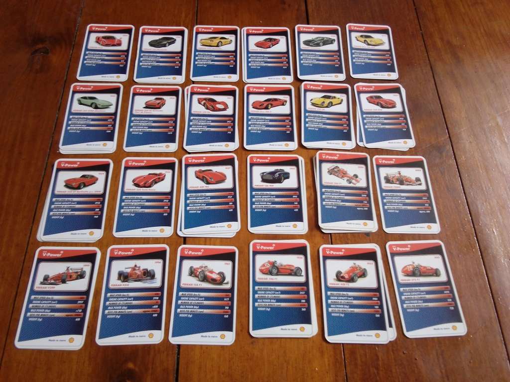 Shell V Power 2007 Ferrari Trading Cards Complete 24\24 + Extras