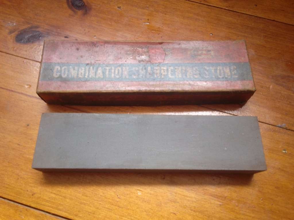 COMBINATION SHARPENING STONE IN ORIGINAL PACKAGING
