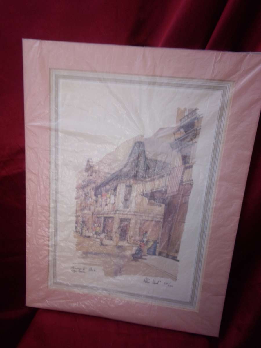 Renowned SA Artist Peter Kent Limited Signed Stone Lithograph In Original Unopened Packaging