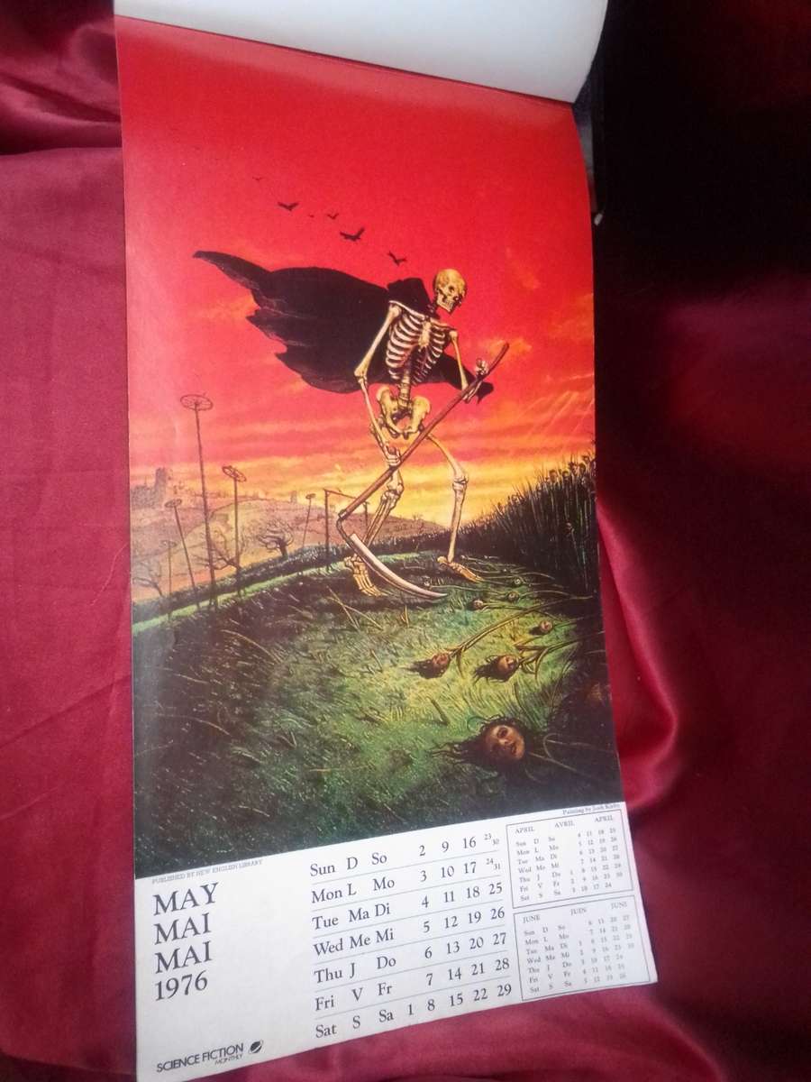 Rare Science Fiction Calendar 1976