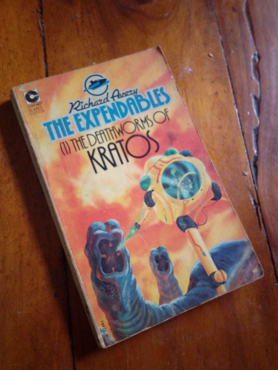 Richard Avery The Expendables - The Deathworms Of Kratos 1975 Paperback