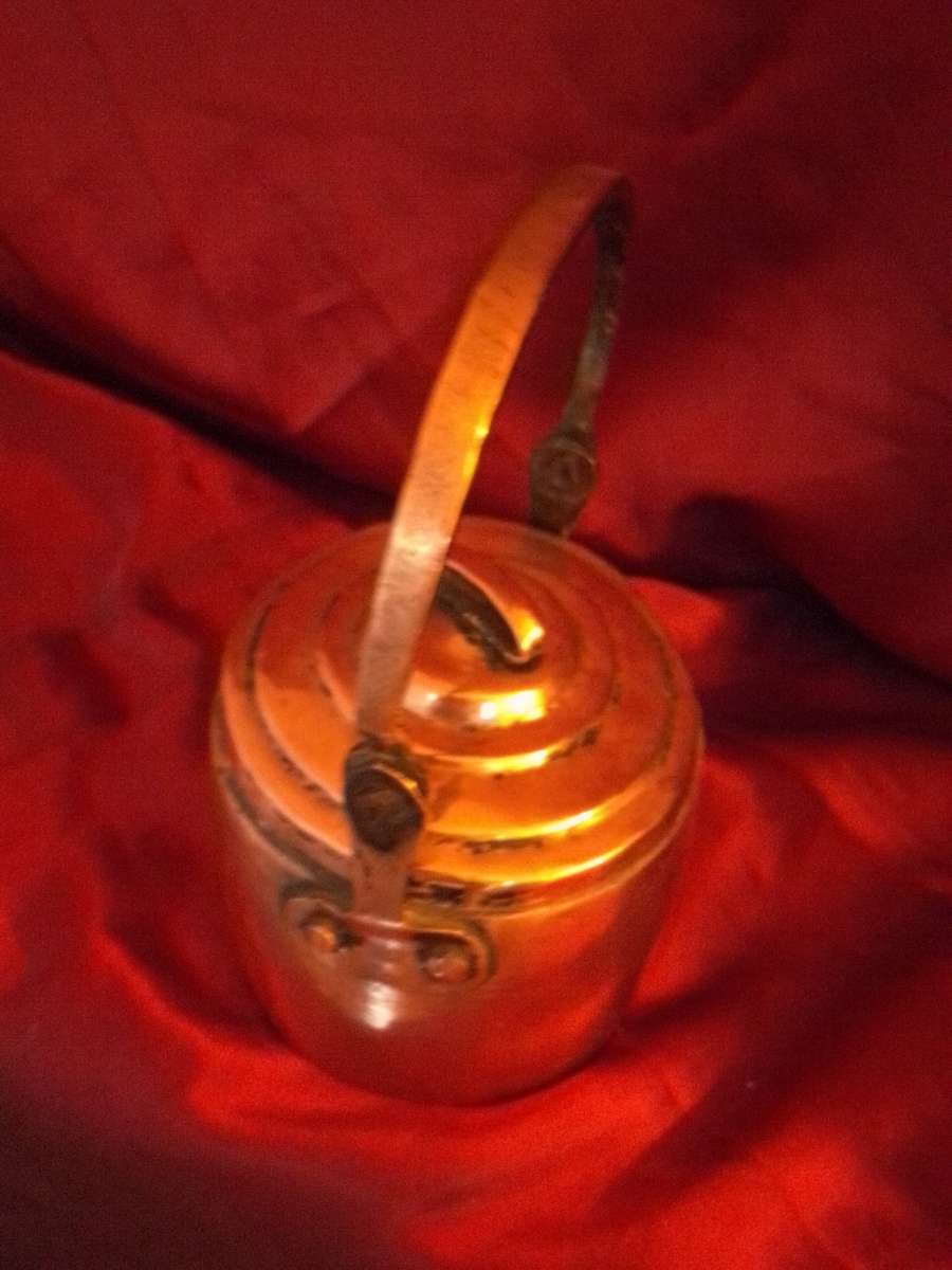 Mid Victorian Copper Kettle