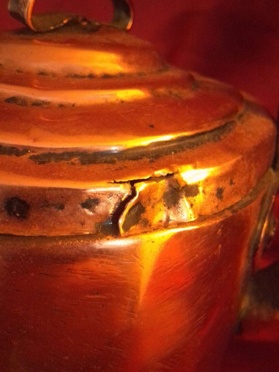 Mid Victorian Copper Kettle