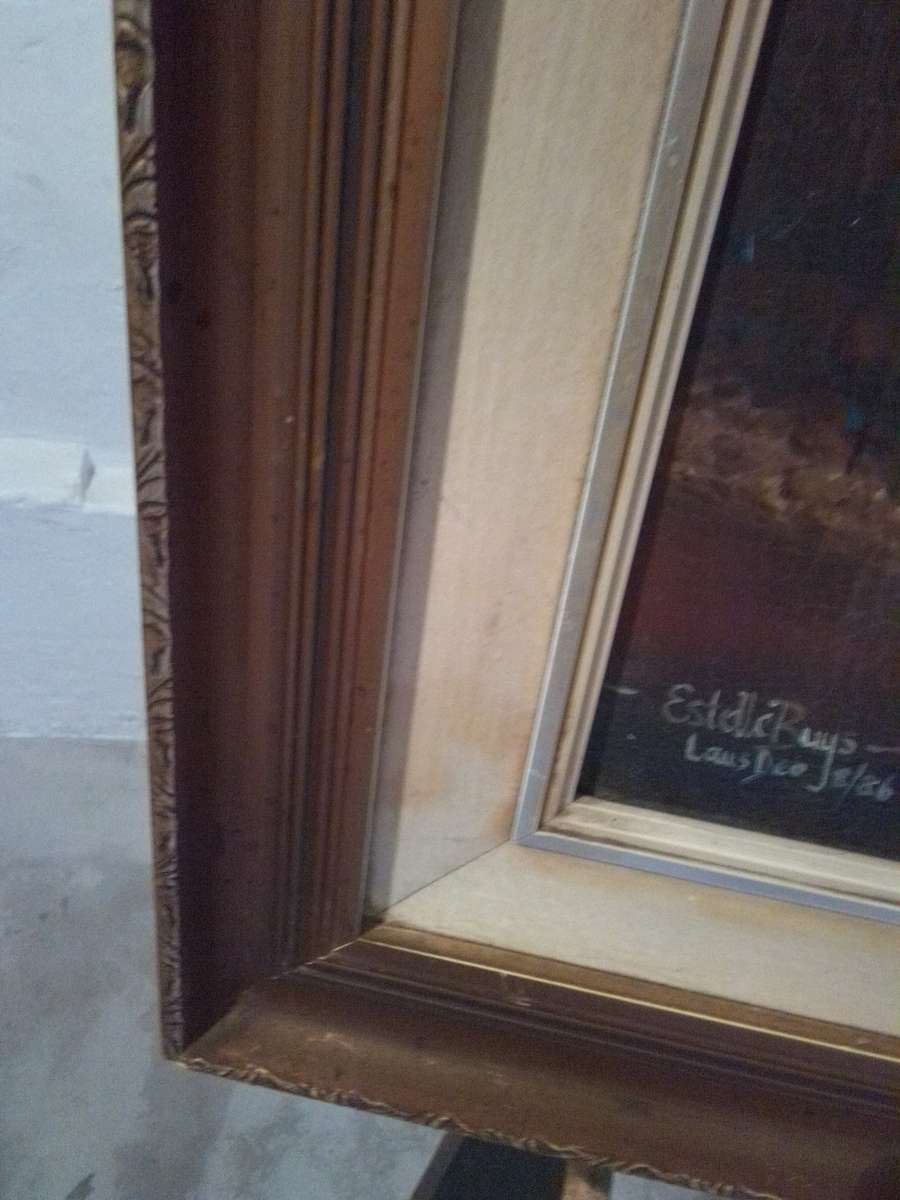 Popular 20th-C SA Artist Estelle Buys Oil on Canvas `Still Life` Signed & Dated 86