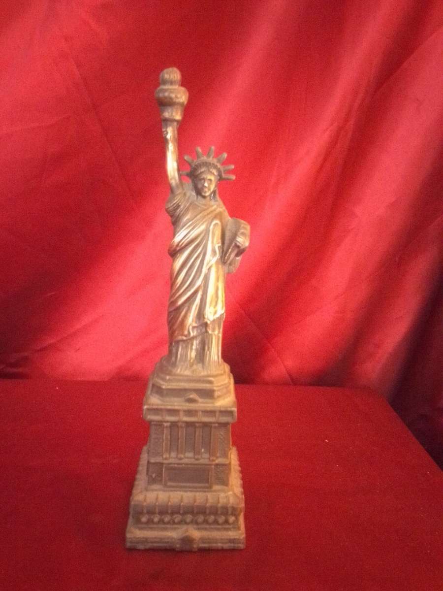 Vintage Brass Statue of Liberty